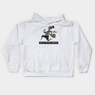 Run like you stole something Kids Hoodie